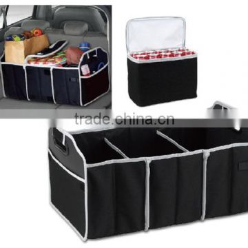 600D/PVC 170T pu folding backseat/trunk organizer