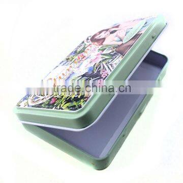 dongguan small tin boxes with folding lid