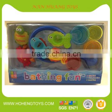 Wholesale plastic baby bath set toy