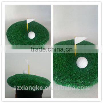 Novelty Golf Hat w/ Putting Green Flag and Golf Ball One Size Adult