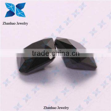 Black wedding dress raw crystal stones for dresses