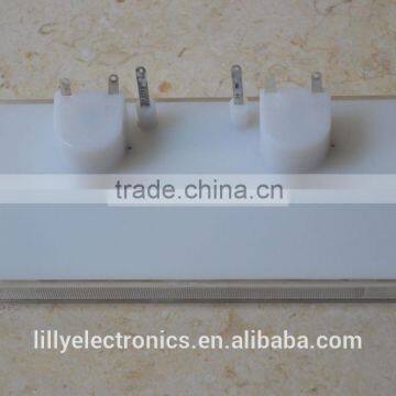 SD-318 Panel 2 VU Meter 500uA 630 Ohm 115x54mm Lamp photo-2