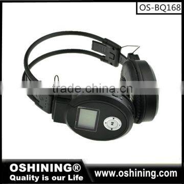 New arrival flexible bluetooth headset memory card for computer (OS-BQ168)