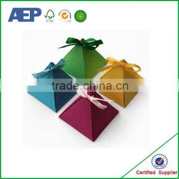 large foldable Plain custom paper gift box