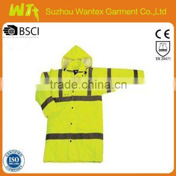 Yellow men High Visibility bomber Jacket