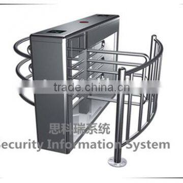 Widely used for super market waist high security turnstile barrier