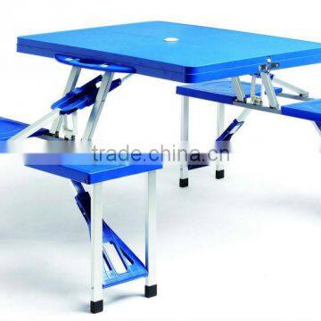 Plastic cheap camping set picnic table