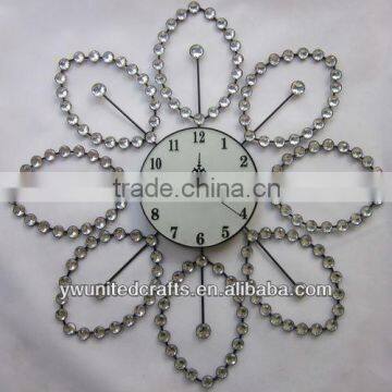 Fashion New design Mordern Home Decorative Craft metal wall clock wholesale