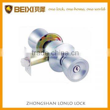 2016 South America market popular cheapest stainless steel cylindrical door knob locks 588