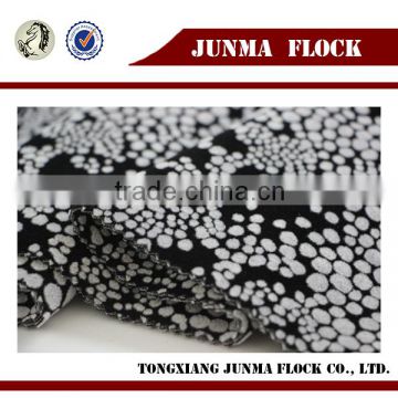 China Textile Cotton Polyester Upholstery Flocking Fabric for Window Curtains