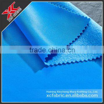 tricot fabric super poly sells well as the material of fashion dress