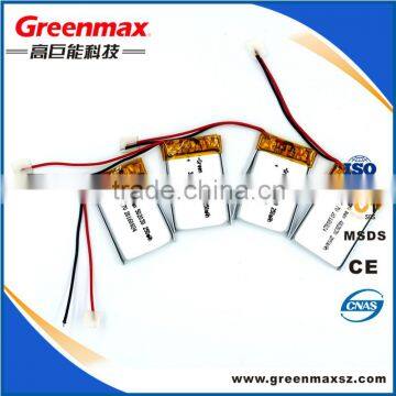 small 3.7v 220mah li-polymer battery