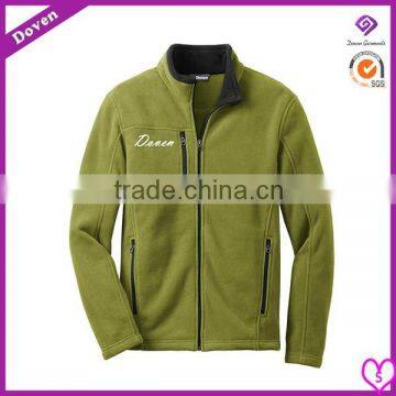 fitted polar fleece jacket for man