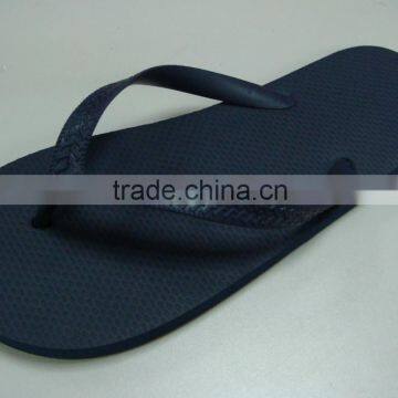 low price basic men black beach slippers for promotion