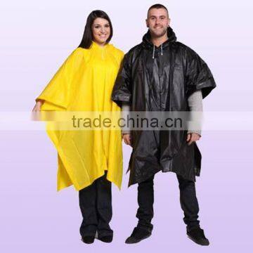 custom printed PVC rain poncho/PVC rain ponchos/fashion plastic rain poncho