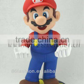 Plastic Mario series dolls,plastic figures,plastic toys factory