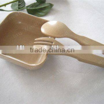 Square bowl/rice husk tableware