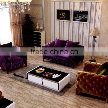 High end luxury living room furniture fabric sofa set designs