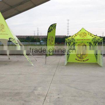 Display Single Top Star Tent With Custom OEM Logo Printing