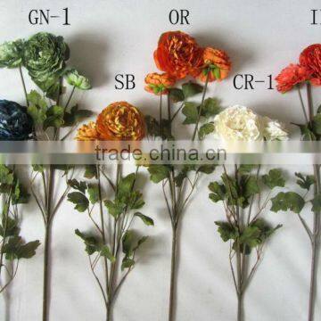 artificial ranunculus spray autumn YL531A