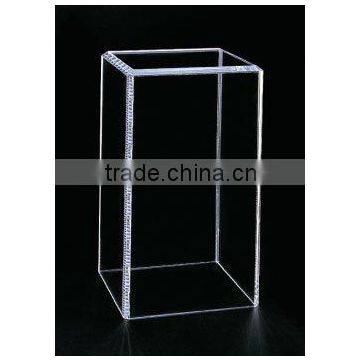 Clear Acrylic Beveled Pedestal