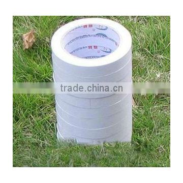 Double-sided adhesive with paper, film row materials