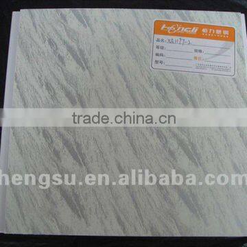 High density lightweight plastic wall covering Hot stamped