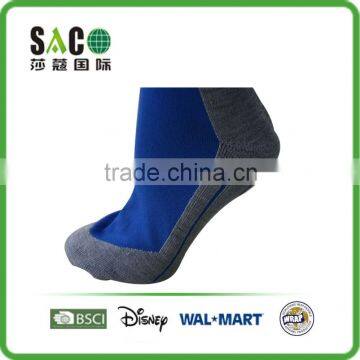 Fancy Free Terry Blue Grey Melange Knee High Sports Socks