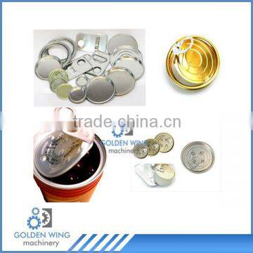 Food/ Beverage EOE Cap Easy Open End Pull-tab tin Lid Making Equiptments