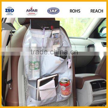Car Seat Back Storage Organizer Hanging Storage Bag iPad Tablets Hands-Free Pockets