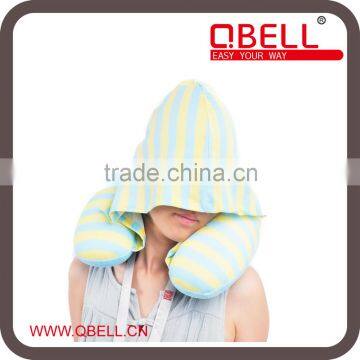 Trave U Shape Neck Pillow with Hood