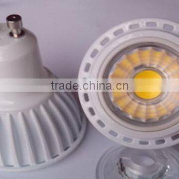 GU10 AC90-265V COB 3W led spotlight with three years warranty