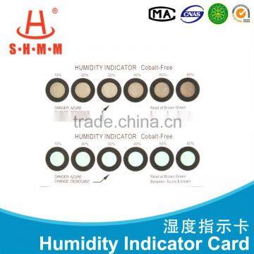 6 spot cobalt humidity indicator test paper