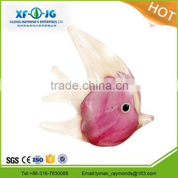 Glass animal figurine, murano fish for home decoration