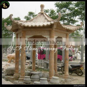 Hand carved eastern marble gazebo