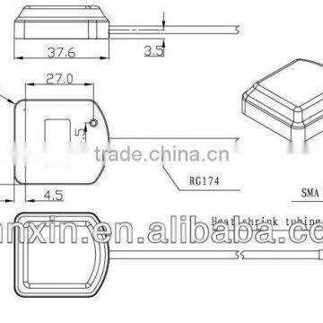 GPS Antenna Small Size High Gain SMA photo-3