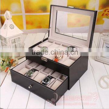 Chinese factories wholesale custom PU20 watches boxes, fashion beautiful gift box