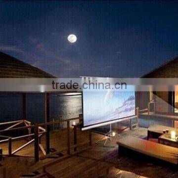 60-120 Inches Protable Matte White Movie Theater Tripod Projection Screen, Foldable Projector Screen photo-4