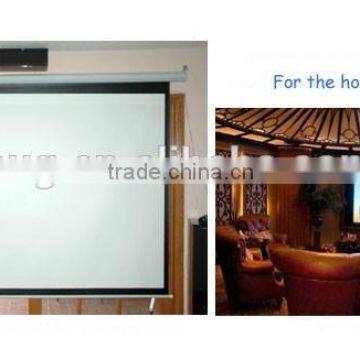 Motorised Projection Screen, Electric Projection Screen, Big Size Projector Screen for Office Home Theater School 60-300 Inches