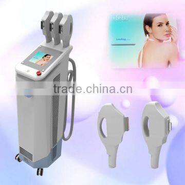 Skin Rejuvenation 2014 Promotion New Designed 3 Handles Cosmetic Hair Removal Multifunction Skin Care Ipl Wrinkle Removal Device Skin Care