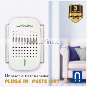 Pack of 4 Repels Mice, Rats, Roaches, Spiders, & Other Insects - Home Pest Control Solution Pest Block Ultrasonic Pest Repeller