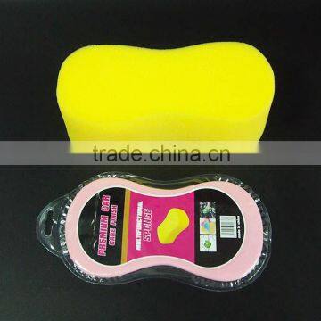 Super Soft Polish Yellow Color Compressed Car Wash Sponge