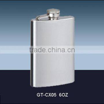 6OZ Stainless Steel Hip Flasks