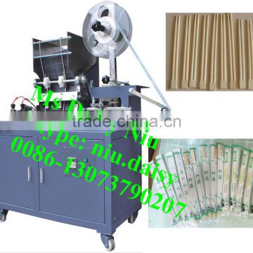 automatic chopsticks packing machine/wooden chopstick wrapper machine/chopstick wrapping machine