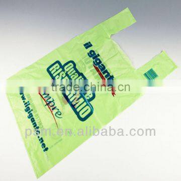 Biodegradable cornstarch plastic shopping bag