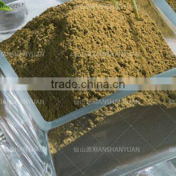 Tea Seed powder used in Aquaculture to clean the water in fish pond