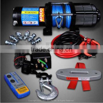 12V 4000LB ATV Electric Winch With Wireless Remote Control Kit