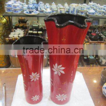 Wholesale decoration ceramic tall floor vases