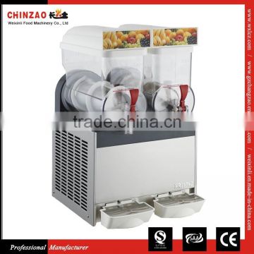 Commercial 2 Tank Frozen Drink Slush Slushy Making Machine Smoothie Maker XRJ-15L*2