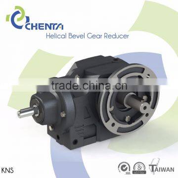 HELICAL BEVEL GEAR REDUCER KNS MODEL right angle spiral bevel gearbox agricultural plastic gears